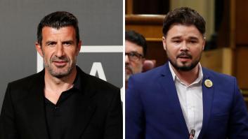 Rufián no defrauda con lo que ha hecho ante el sonado anuncio de Figo