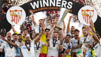 El Sevilla se agiganta y conquista su séptima Europa League en los penaltis ante la Roma de Mourinho