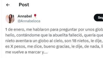 El gesto de la dependienta de una tienda de globos se lleva todos los 'me gusta', y con razón