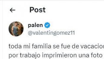 Su familia se va de vacaciones, él no puede ir y ojo a lo que hacen: no todo es lo que parece
