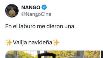 En su trabajo le regalan una maleta por Navidad y lo que hay dentro acumula más de 70.000 'me gusta'