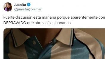 Revoluciona España al mostrar la forma en la que abre un plátano: se genera un debate al instante