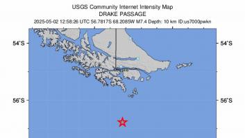 Un terremoto de 7,5 grados Richter sacude el extremo austral de Chile y emiten una alerta de tsunami