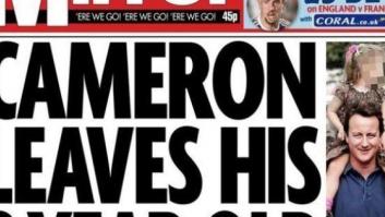 El primer ministro británico, David Cámeron, olvida a su hija en un 'pub'