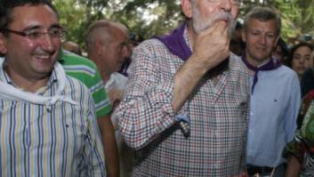 El presidente del Gobierno, Mariano Rajoy, inicia sus vacaciones en Galicia