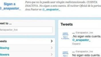 En Twitter, @anapastor_tve se convierte en @_anapastor_