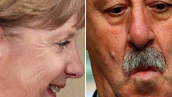 Merkel y Del Bosque: cena para dos... ¡y paga el seleccionador español!