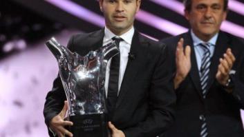Andrés Iniesta, 'Mejor Jugador' de la UEFA de la temporada 2011/12
