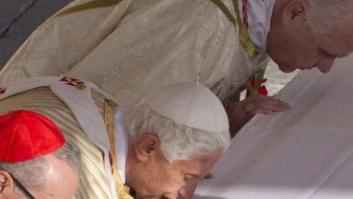 Jorge Fernández Díaz, a Benedicto XVI: "Rece por España"; El papa: "Ya lo hago"