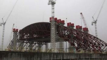 Nuevo sarcófago de Chernóbil: las 20.000 toneladas de acero van tomando forma (FOTOS)
