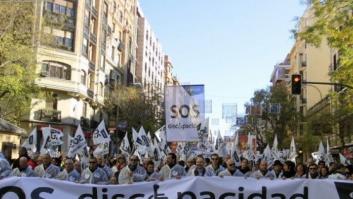 Decenas de miles de personas marchan por las calles de Madrid por los derechos de los discapacitados