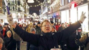 Protestas en Oslo contra la entrega del Nobel de la Paz a la Unión Europea