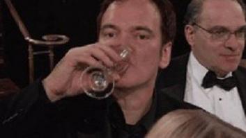 Globos de Oro en gifs animados: Tarantino escupiendo del susto, Adele chocando mano con Daniel Craig... (GIFS)