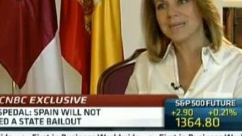 Cospedal asegura que "España no va a necesitar un rescate" (VÍDEO)