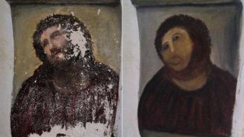 ¿La peor restauración de la historia?: Así quedó la pintura del Cristo de Borja (FOTOS, MONTAJES, TUITS)