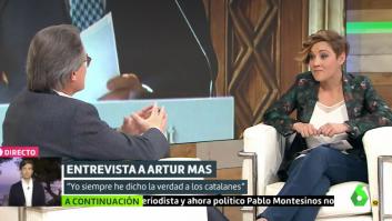 El rifirrafe entre Artur Mas y Cristina Pardo en 'Liarla Pardo' (laSexta): "Usted hace las preguntas y se da las respuestas"