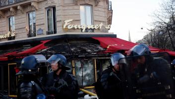 Macron prohíbe las manifestaciones en los Campos Elíseos