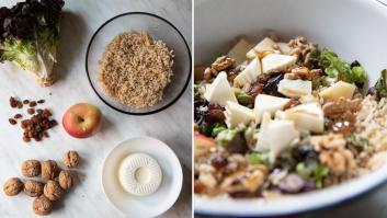 Recetas fáciles: ensalada de arroz con nueces y pasas