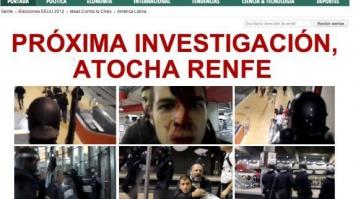 Cifuentes multa a dos fotógrafos por inmortalizar la carga policial en la estación de Atocha el 25-S