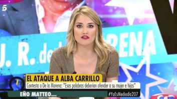 Alba Carrillo continúa la polémica: "Si mi padre dijera ese tipo de cosas me sentiría ofendida"
