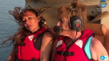 El salto en helicóptero de Isabel Pantoja en 'Supervivientes 2019', foto a foto