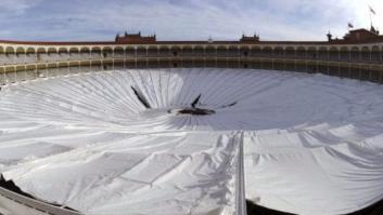 Se derrumba la nueva cubierta de la Plaza de Las Ventas sin causar daños personales