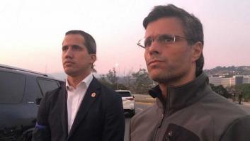 Guaidó convoca a los militares y al pueblo tras liberar de su arresto a Leopoldo López