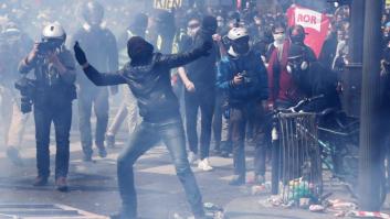 Choques con la policía, fuertes medidas de seguridad y tensión en las manifestaciones del 1 de Mayo en París