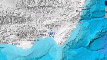 Un terremoto de magnitud 3,9 sacude Almería en el primer día del año