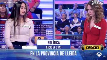 "Pedro Sánchez": la respuesta en 'Ahora Caigo' (Antena 3) que crea el desconcierto en el público