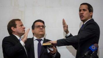 Guaidó renueva como "presidente encargado" de Venezuela tras burlar el bloqueo al Parlamento