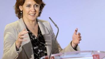 La presidenta de Navarra reconoce que el cobro de dietas de CAN "ha sido un error" por el que pide "perdón"