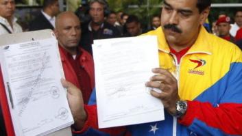 Maduro presenta su candidatura presidencial en Venezuela: 