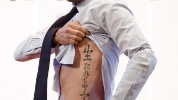 David Beckham: tatuaje con proverbio chino (FOTOS)