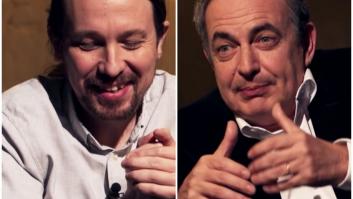 El comentario de Zapatero que dejó con esta cara a Pablo Iglesias en 'Otra Vuelta de Tuerka'