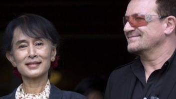 Bono, "deslumbrado" ante Aung San Suu Kyi