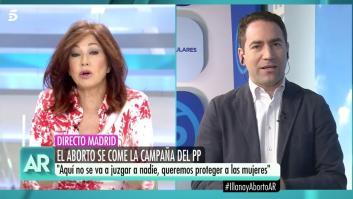 "Que responda Monedero": encontronazo entre Ana Rosa y Teodoro García Egea en 'El programa de AR' (Telecinco)