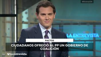 Sandra Golpe (Antena 3) pregunta a Albert Rivera por su relación con Malú (sin preguntarle) y así reacciona él