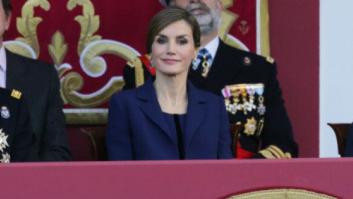 La reina Letizia vuelve a apostar por Felipe Varela para la Fiesta Nacional