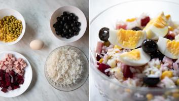 Recetas fáciles: ensalada de arroz, remolacha y pavo