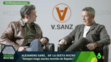 El mensaje político de Alejandro Sanz en 'La Sexta Noche' antes de las elecciones del 28-A
