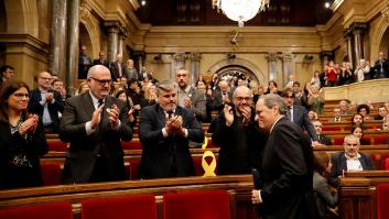 El secretario del Parlament catalán ordena retirar el acta a Torra