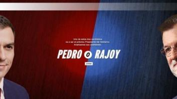 "Pedro o Rajoy", la web del PSOE para comparar a los candidatos "con verdaderas opciones"