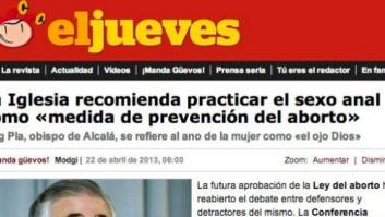 El Obispado de Alcalá responde a un artículo de 'El Jueves' sobre el aborto