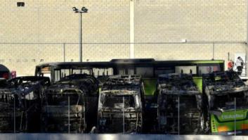 Queman ocho autobuses en Bizkaia en un sabotaje de apoyo a presos de ETA