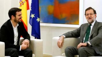 Alberto Garzón rechaza sumarse al "teatro" del pacto de Estado de Mariano Rajoy