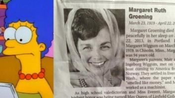 El obituario de la madre de Matt Groening, una guía sobre nombres de personajes de Los Simpson (FOTO)