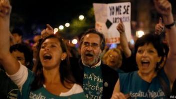Padres, alumnos y profesores marchan en Madrid en protesta por las "contrarreformas educativas" (FOTOS)