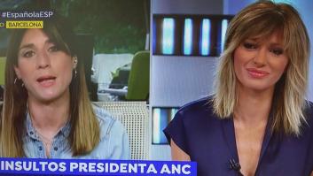 "Española": la dura respuesta de la periodista de Antena 3 tras ser insultada fuera de micrófono por la presidenta de ANC