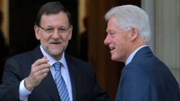 Rajoy con Clinton y el rey: las imágenes
